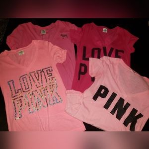 Pink tee bundle